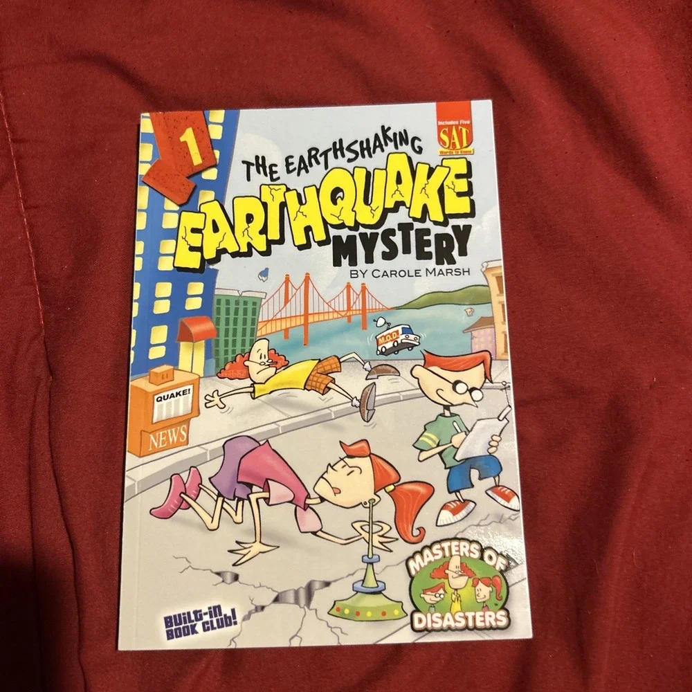 Earthshaking Earthquake Mystery! by Carole Marsh! Paperback!